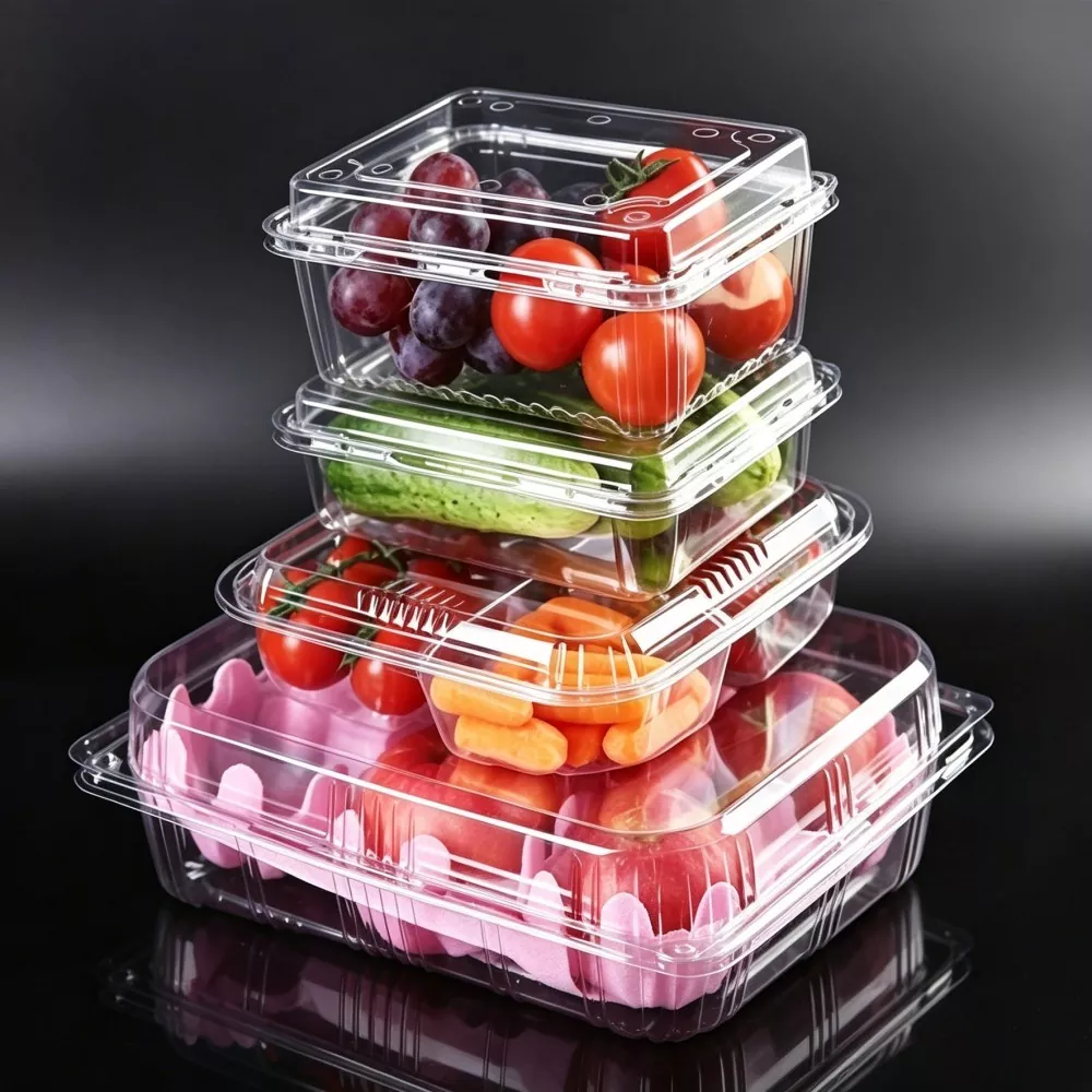 PLA Elikagai-mailako fruta eta barazki freskoen kutxa